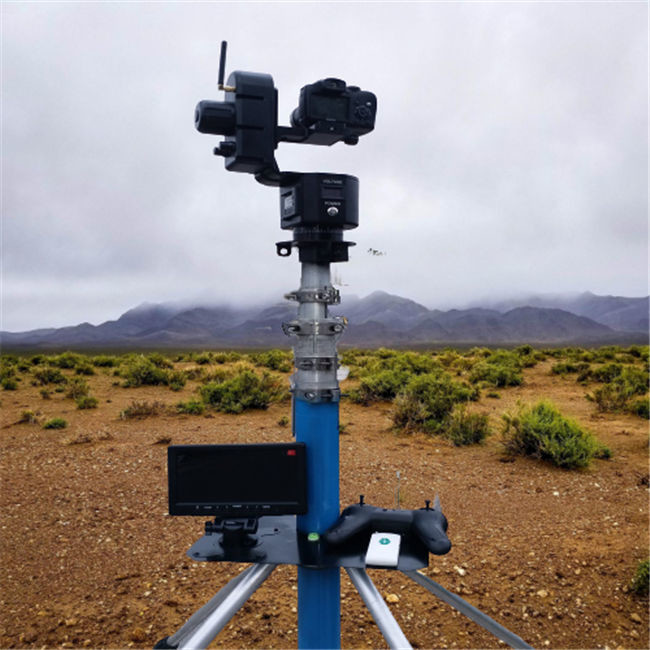 Motor Aluminum Endzone Camera Tripod With 30ft 9M Pole
