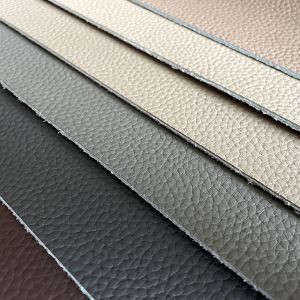 1.6mm EPU Artificial Eco Leather Material 13 Color Litchi Pattern For Furniture Upholstery