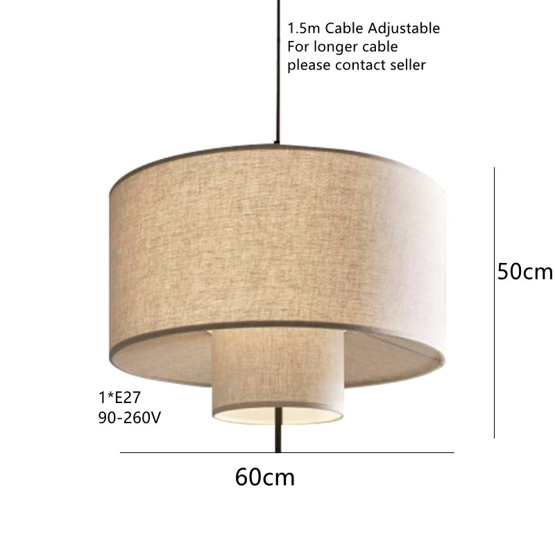 Modern Chinese Style Silk Led Ceiling Chandelier For Living Room Bedroom paper pendant light(WH-AP-569)