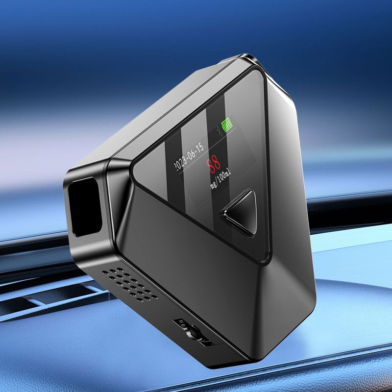 Keychain Electrochemical Fuel Cell Breathalyzer For Alcohol Detection