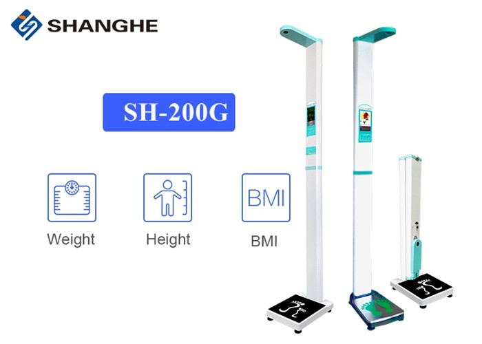 Coin Operated 200kg 300kg Electronic Height And Weight Machine