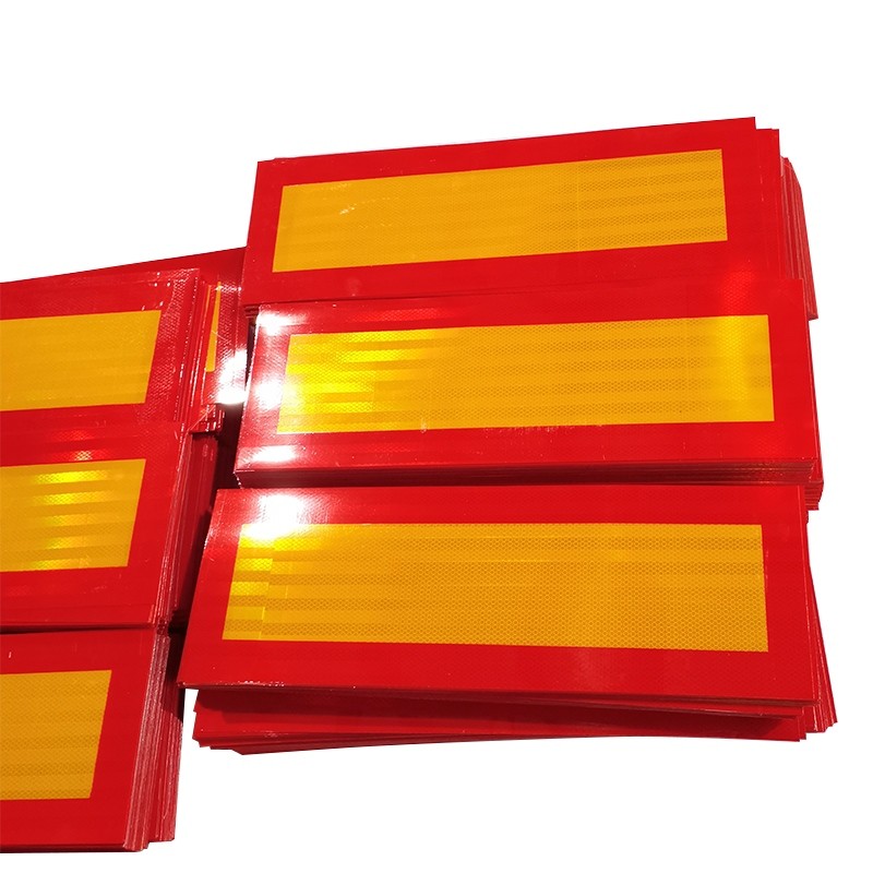 OEM Yellow Red Reflective Marker Board Rear Marking Plate Vehicle Safety