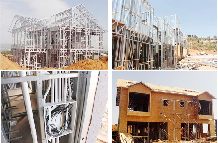 Light Steel Frame Homes Fast Construction K Type For Living And Camping