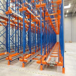  Automated 2 Way 4 Way Radio Shuttle Racking System Heavy Duty Pallet Racking System For Cold Room Manufactures
