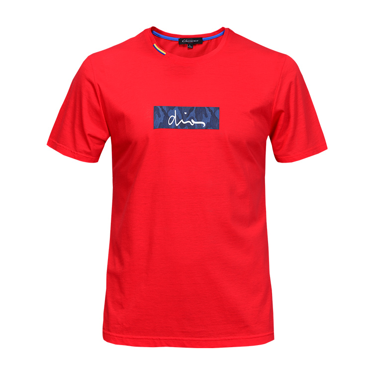 100% Cotton Men Polo Style T Shirt Custom Design Environmental Protection