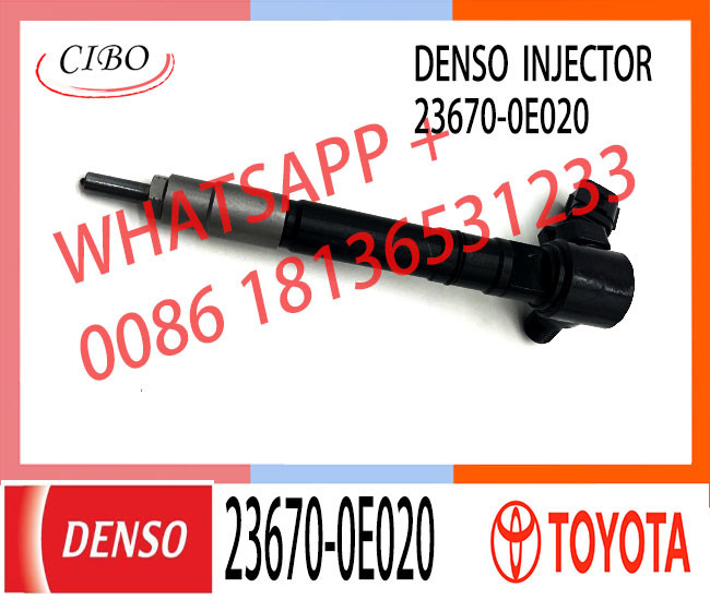 23670-0E020 23670-0E010 23670-09430 diesel Injector for toyota fortuner 1GD-FTV 2GD-FTV 1GD 2GD 295700-0550