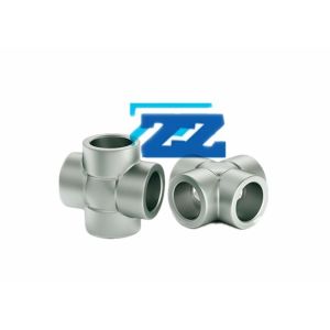 Cross 2 1 / 2 " 6000LB Socket Weld Pipe Fittings ASTM A182 F11 ASME B16 11