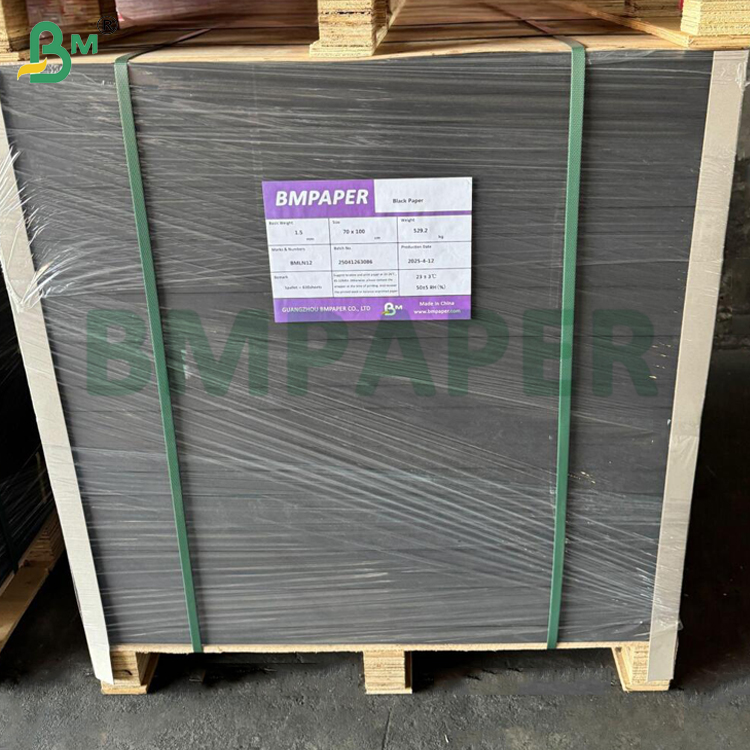 250gsm 300gsm Black Red Colored Rigid Cardboard For Gift Boxes High Stiffness