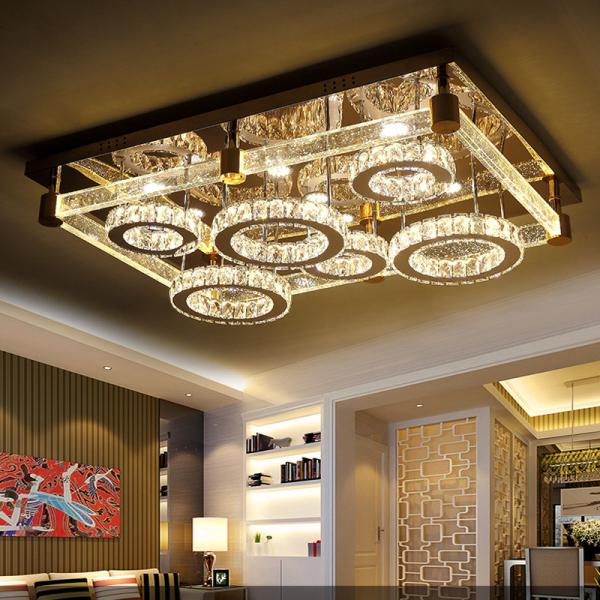 Cheap suspended crystal ceiling lights for Indoor home Lighting Fixtures (WH-CA