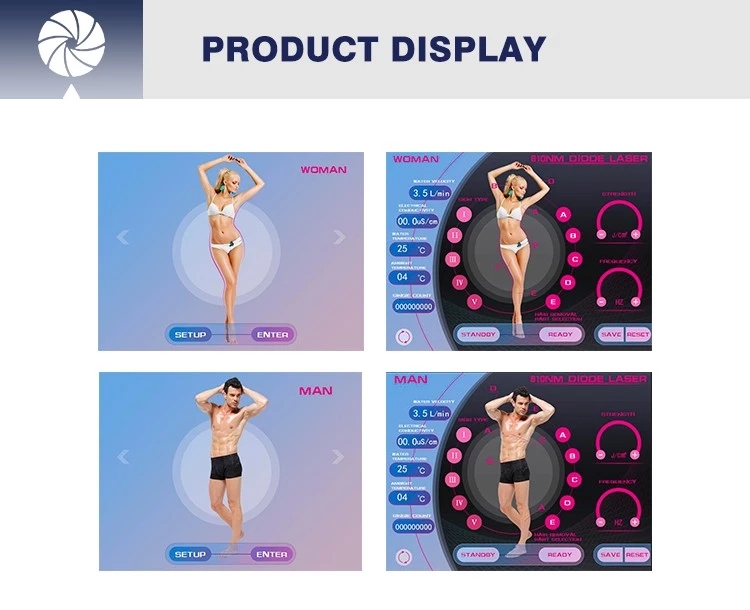 High Power 808nm Germany Diode Laser Hair Removal Beauty Machine Device