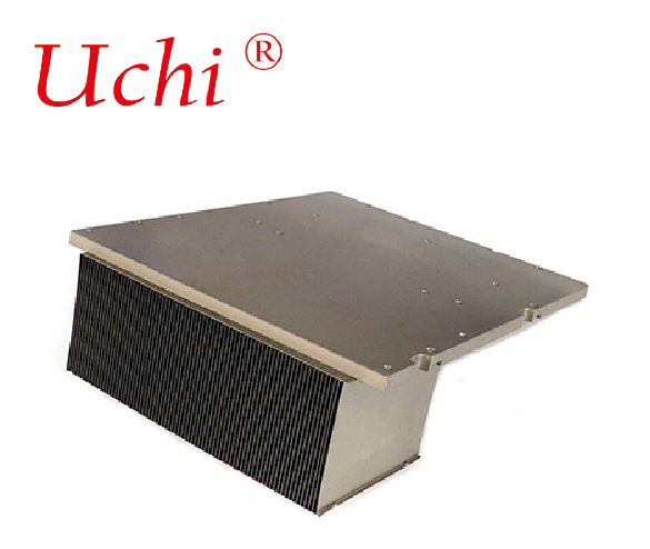 Soldering buckle heat sink complex module detailed fin structure