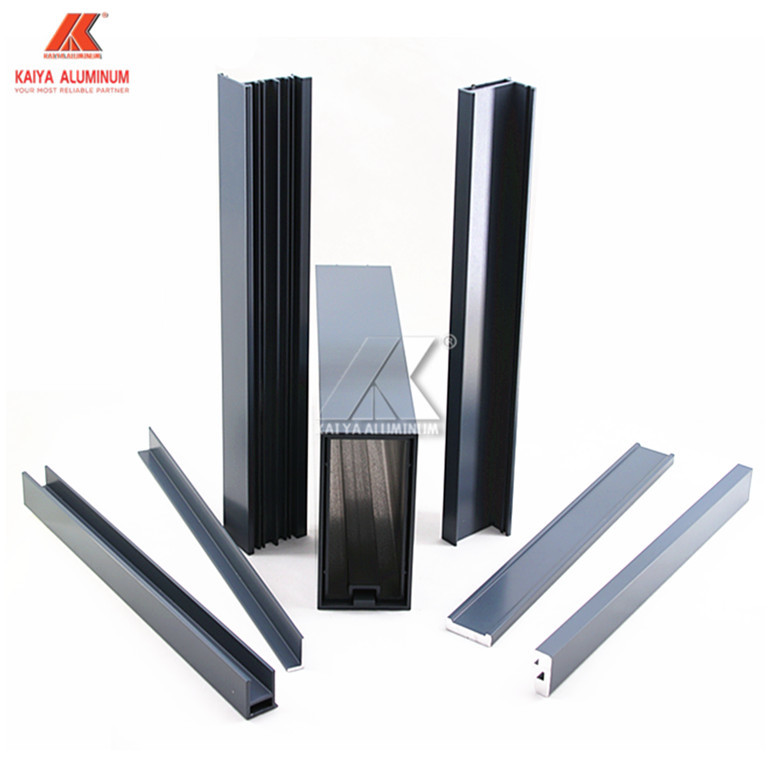 Curtain Wall Structure Aluminium Alloy Profile For Double Glazing Glass Panel Facade