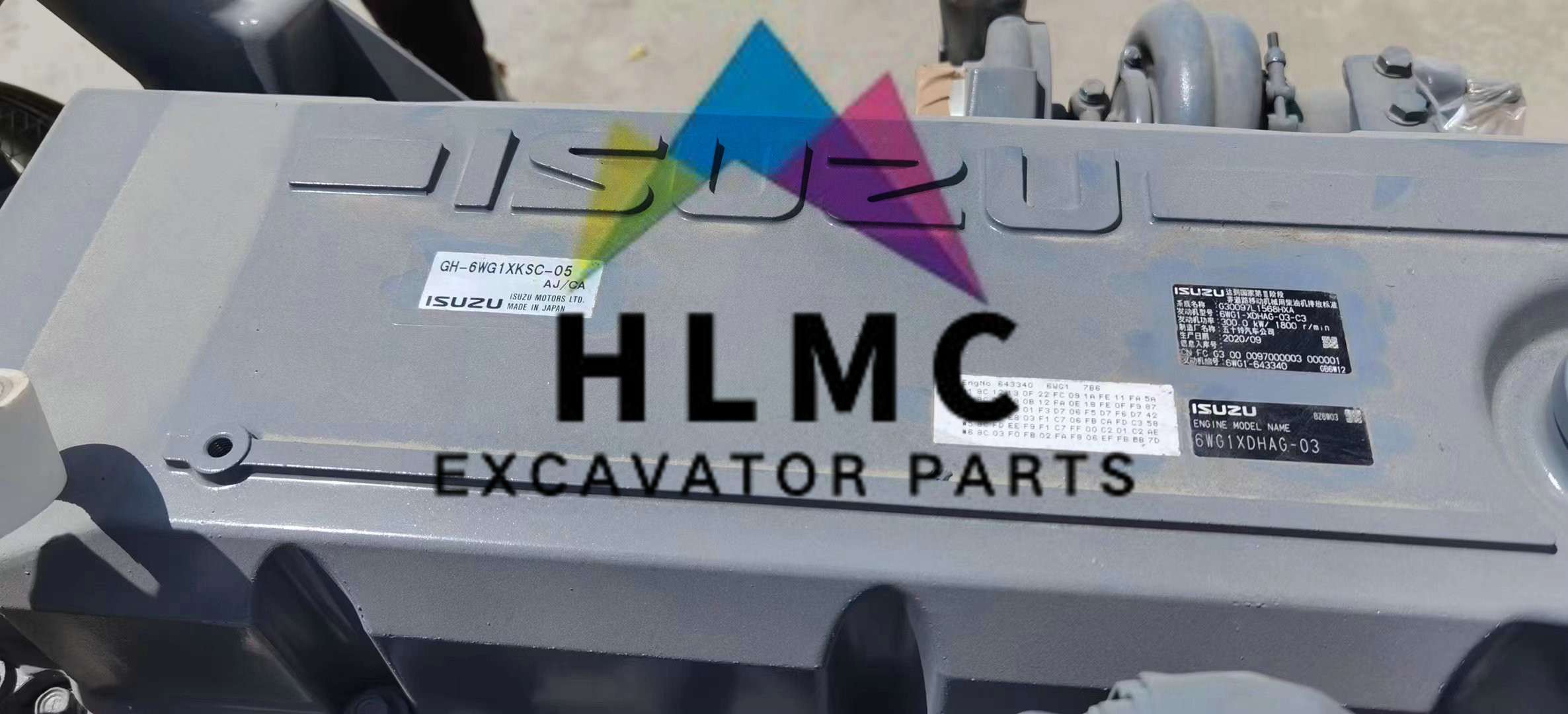 6WG1XYSA-01 Excavator Engine Parts 6WG1 Complete Engine Motor 6WG1XQA 6WG1TQA Diesel Engine Assy