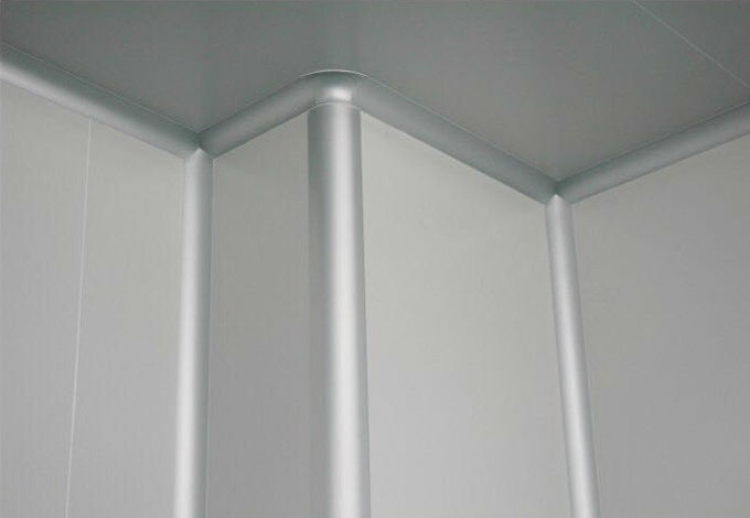 Color Coated Operating Room Walls Rock Wool Sandwich Panel Fire Prevention