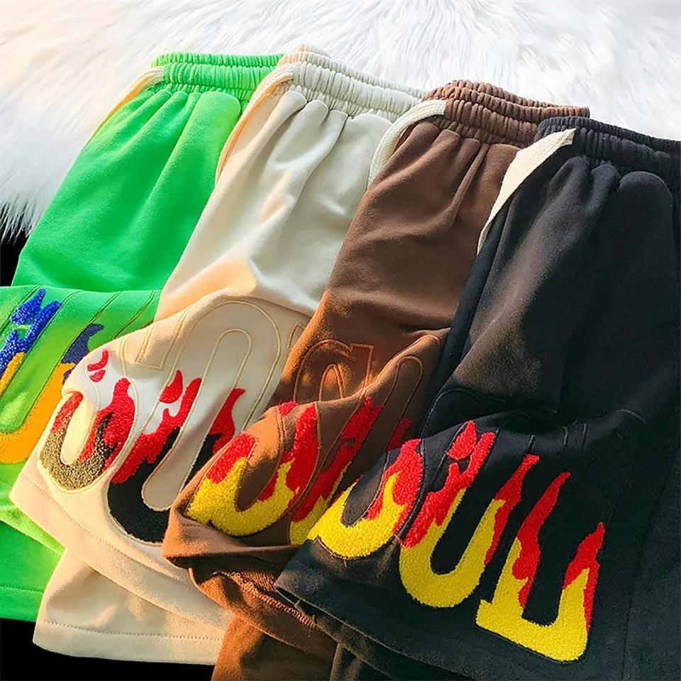 Custom Straight Track Shorts Cargo Multi Pockets Men Pant for Men