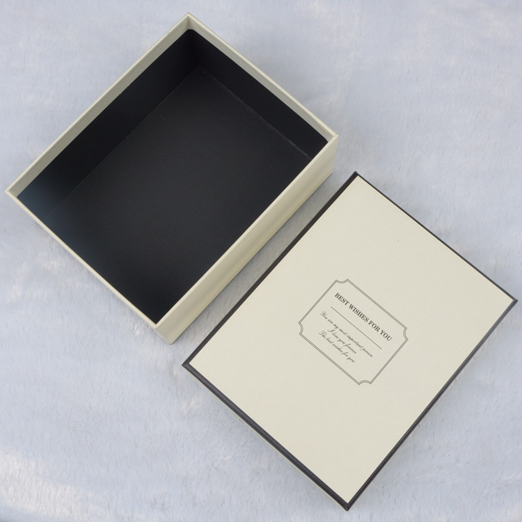 Customized Sizes Lift Off Lid Color Paper Clothing Packaging Box with Customer's Logo