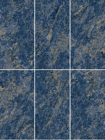 Dark Blue 600x1200mm Outside Full Polished Glazed Curtain Wall Porcelain Tiles For Garden And Hotel