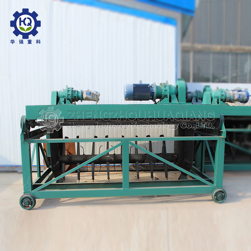 Advanced Design and High Efficiency Cow / Pig / Chicken Manure Groove Compost Turning / Turner Machine