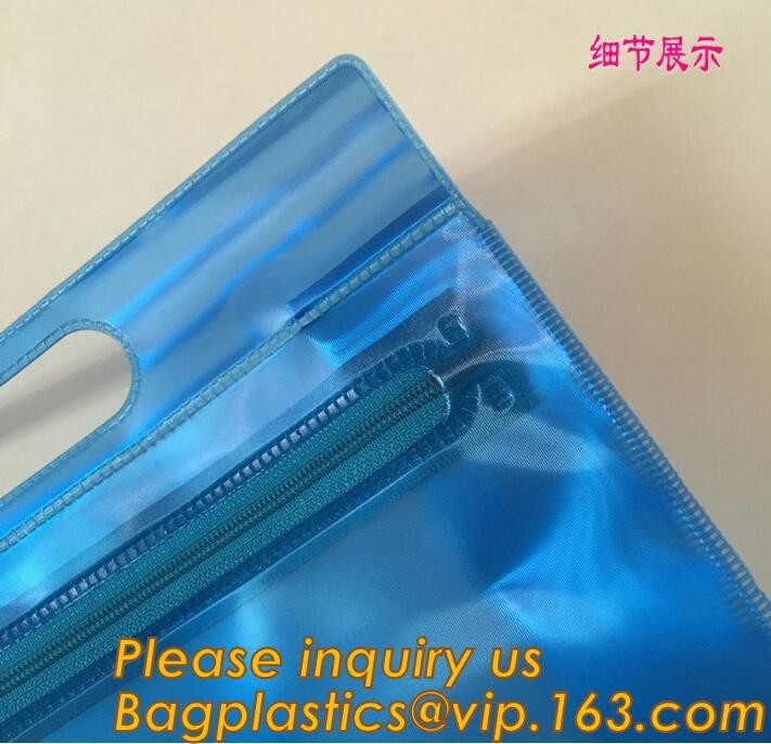 Plastic Bag OEM Custom PVC Loop Handle Image Printed Plastic Shopping Bag,Promotional Clear Waterproof Plastic Cosmetic