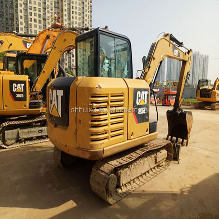 small digger Excavator Mini used excavator cat 60high quality second hand excavator cat60 good condition for sale