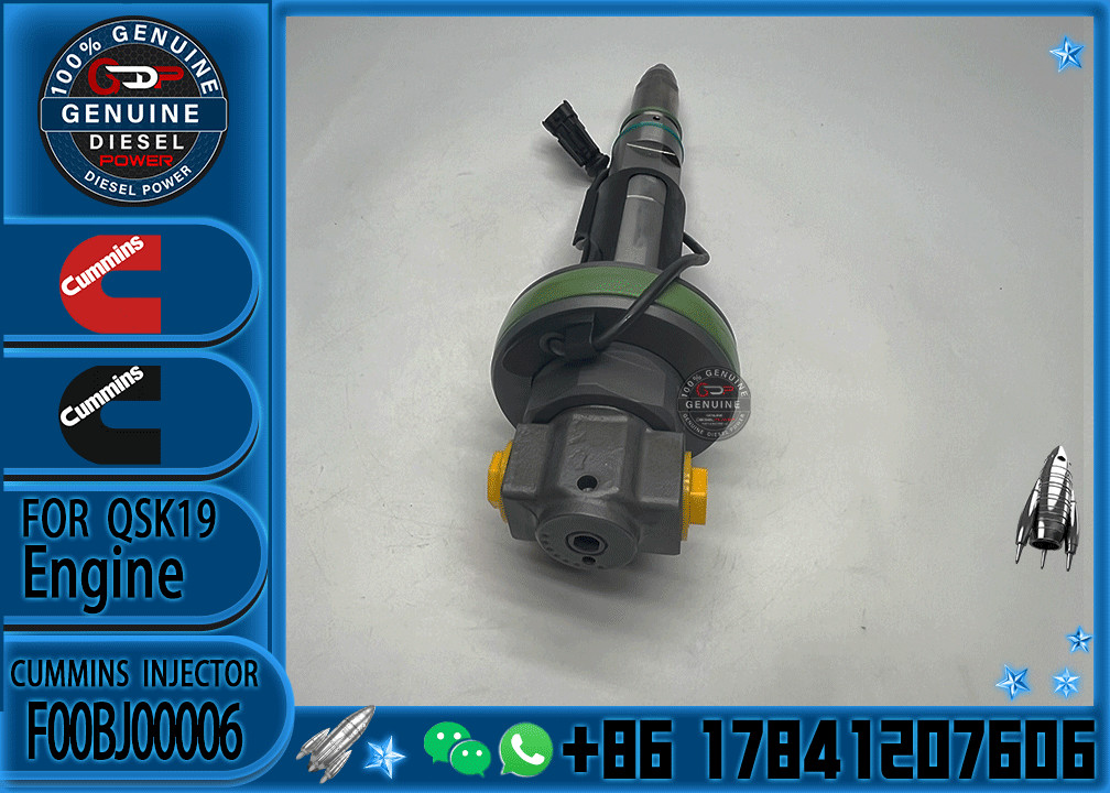 Genuine Fuel Injector Assembly 0986435615 0986435904 0986435901 F00BJ00006 FOOBJ00007 0986435903 For Qsk19 Engine