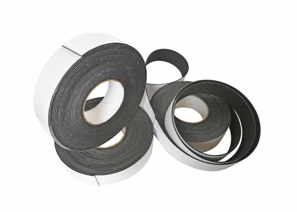 Strong Single Sided EVA Foam Tape Black Self Adhesive Buffer Shockproof For Door
