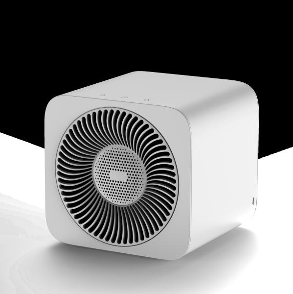 Desktop Air Purifier Humidifier EPI030 White H13 Filters For Home Allergies UV