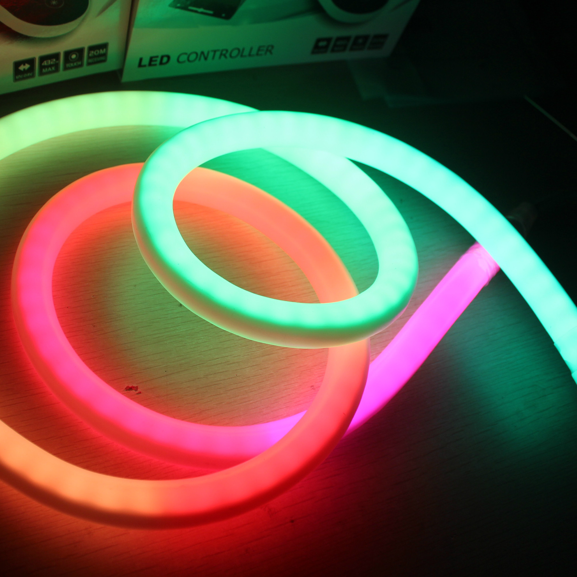12v rgb mini led spot 110v led neon rope light 360 round rgb w flexible strips