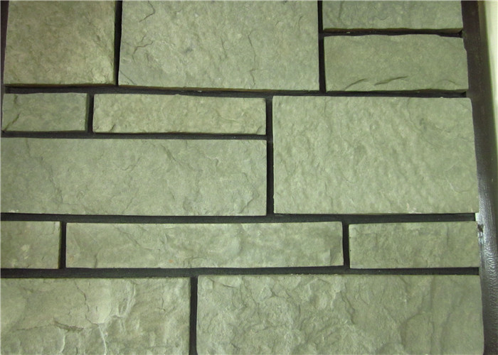 Inside / Exterior Stone Veneer Faux Stone Siding Green Environmental Protection