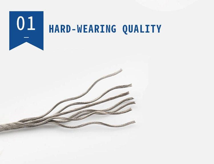 6X19 FC Steel Wire Cable Braided Stranded Rope for Bending Processing Requirements