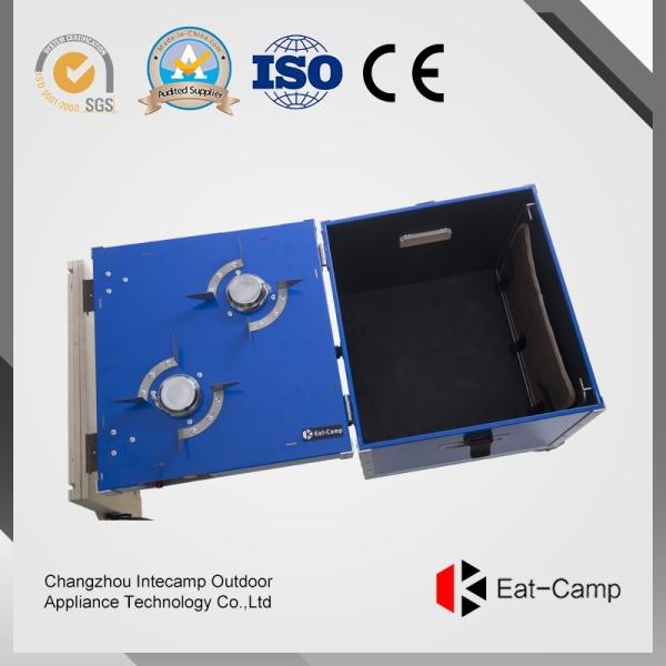 EATCAMP Portable Cooking Station With Picnic Table / Gas Stoves E001 - 3 KW * 2