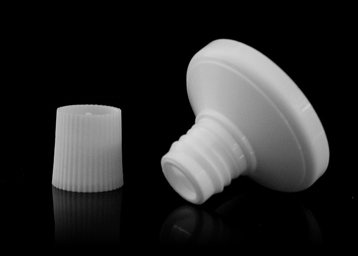 Polyethylene Plastic Cosmetic Tube Head / Soft Laminated Tube Dia 28mm