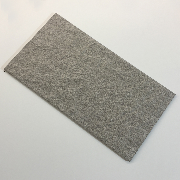 Apartment Exterior Brick Facade Tiles for Walls Decorative Cement Patterned Grey Wall Tile
