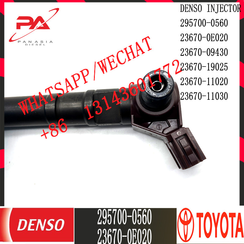 DENSO Diesel Common Rail Injector 295700-0560 For TOYOTA 23670-0E020 23670-09430