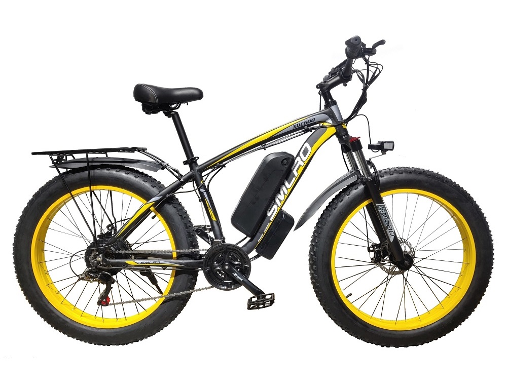 60km Per Power 26 Inch Electric Bicycle , 1kW Fat Tire Electric Mountain Bike