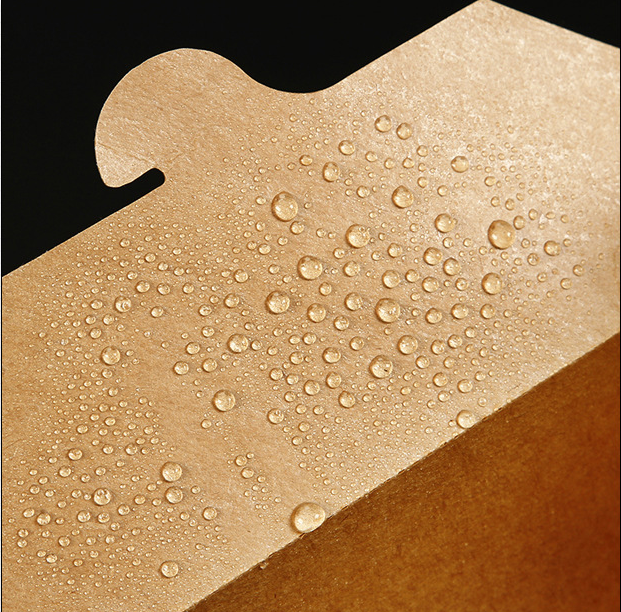 PE Coated High Stiffness Brown Kradt Paper 300gsm For Food Takeaway Box 