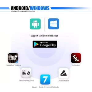 Customized Interactive Exercise Mirror , Full Body Gym Mirror With LCD Screen