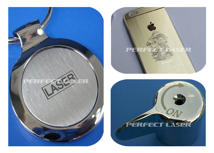 Metals / PVC Small Laser Engraving Machine 10w 20w Air Cooling With Max Fiber Laser