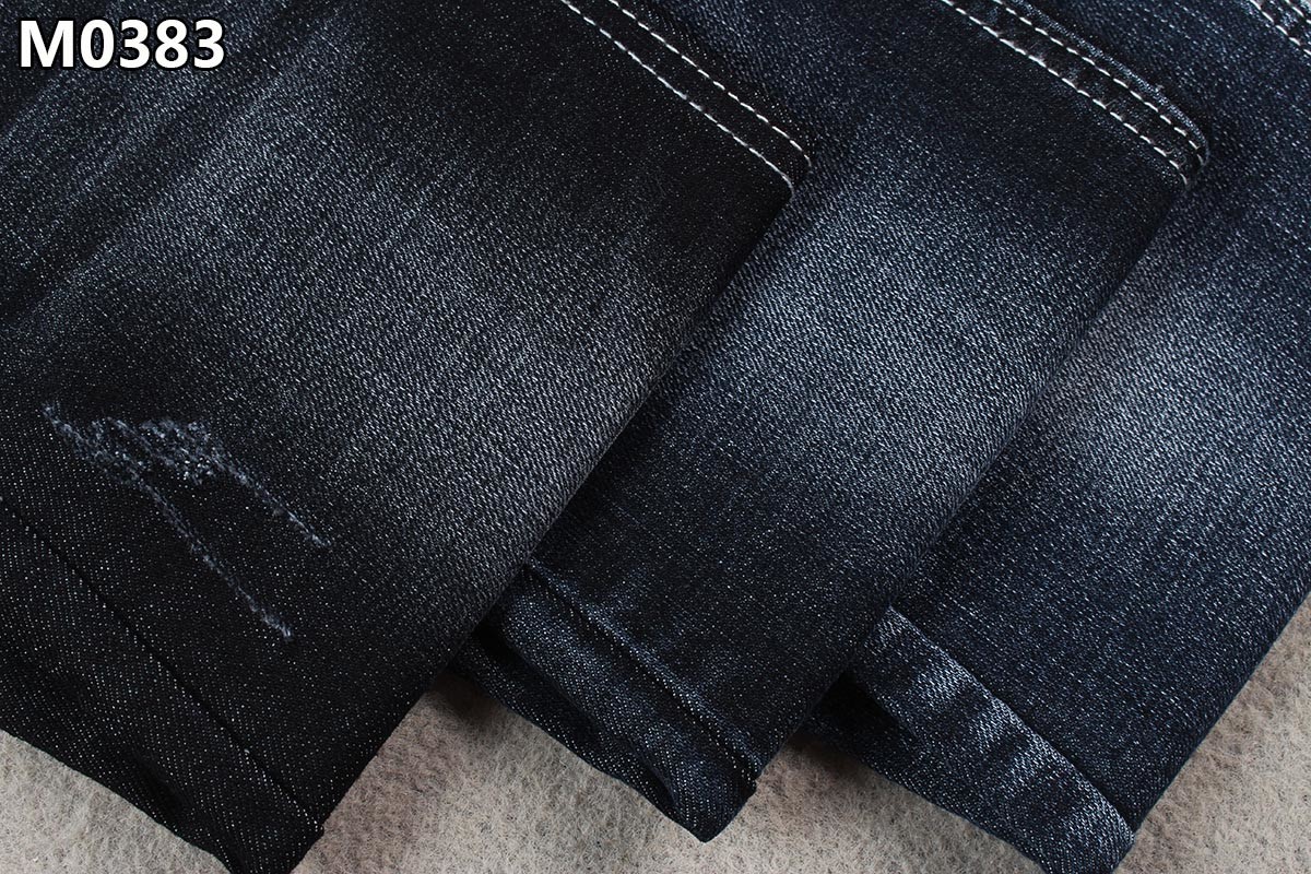 Sanforizing Cotton Polyester Spandex Denim Fabric Elastic Slubby Jeans Fabric
