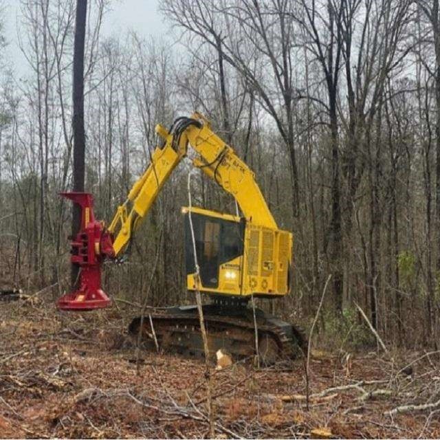 Hydraulic Tracked Feller Buncher Tractor With 331 HP Engine