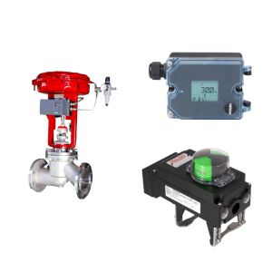 Control Valve With Samson 3725 Electro-Pneumatic Positioner With Its Easy Self