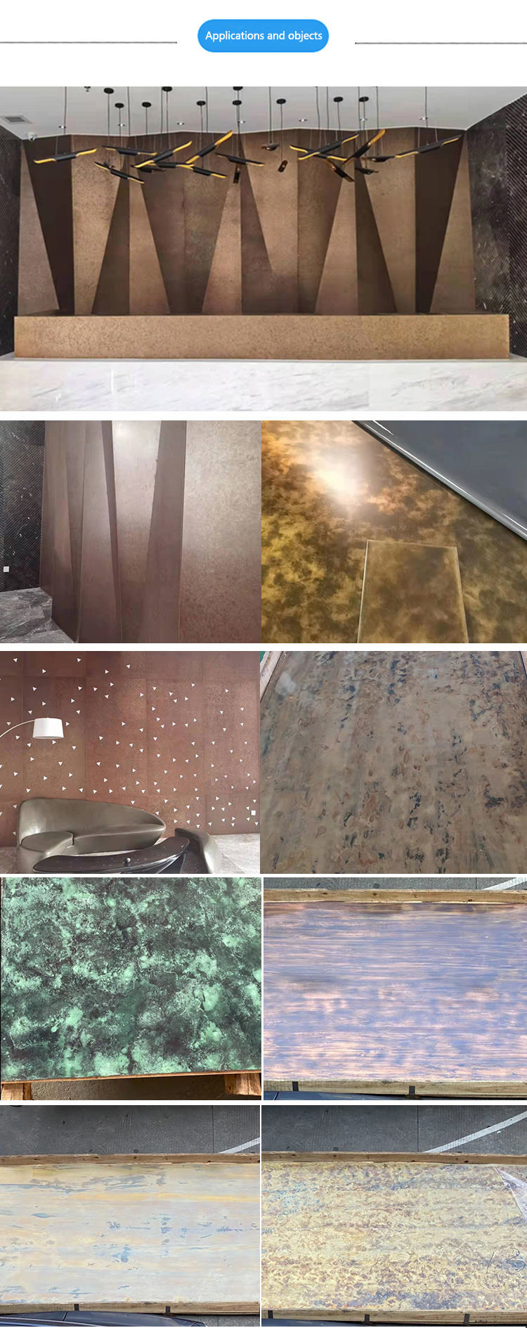 1500mm Antique Stainless Steel Sheet Color Plate 8K AISI 201 304 316L 1.2mm Thick Durable