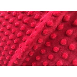 Velvet Minky Dot Bubble Knit Minky Plush Fabric 100% Polyester