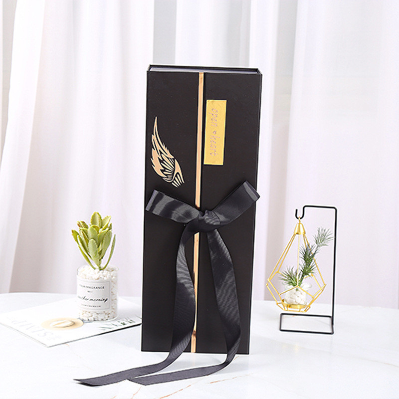 Rectangle Black CMYK Pantone Flower Packaging Box for Valentine'S Day