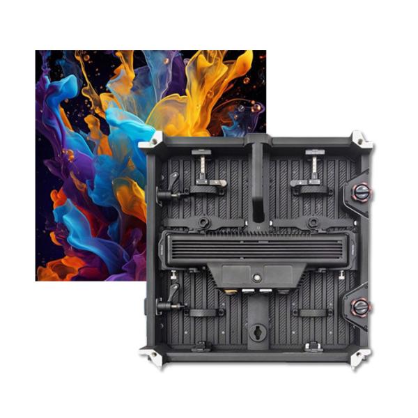 P2.97 Indoor Rental LED Display 500×500/1000mm Die-casting AL Cabinet Rear