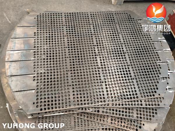 ASTM A266 Gr.2 Carbon Steel Forged Support Plate / Baffle Plate For Heat