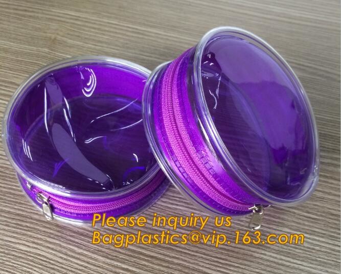 Plastic Bag OEM Custom PVC Loop Handle Image Printed Plastic Shopping Bag,Promotional Clear Waterproof Plastic Cosmetic