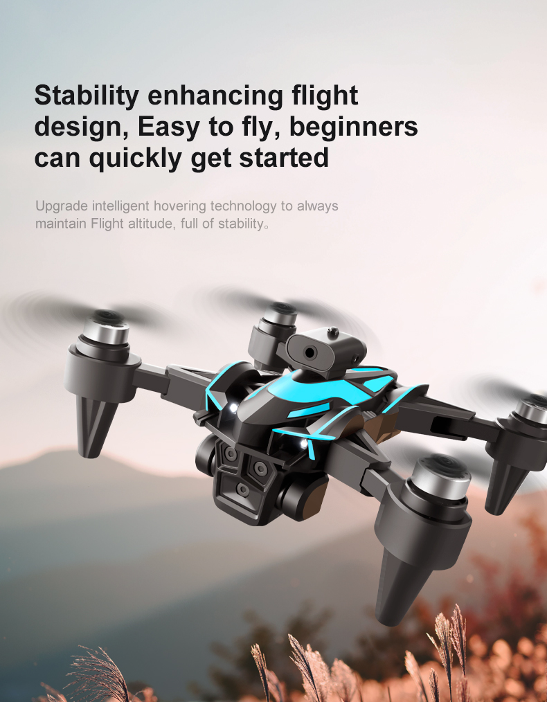 Newest 3 Hd Cameras K12 Max Drone Optical Flow 4k Fpv Infrared Obstacle Avoidance Drones Foldable Quadcopter RC Drone Toys