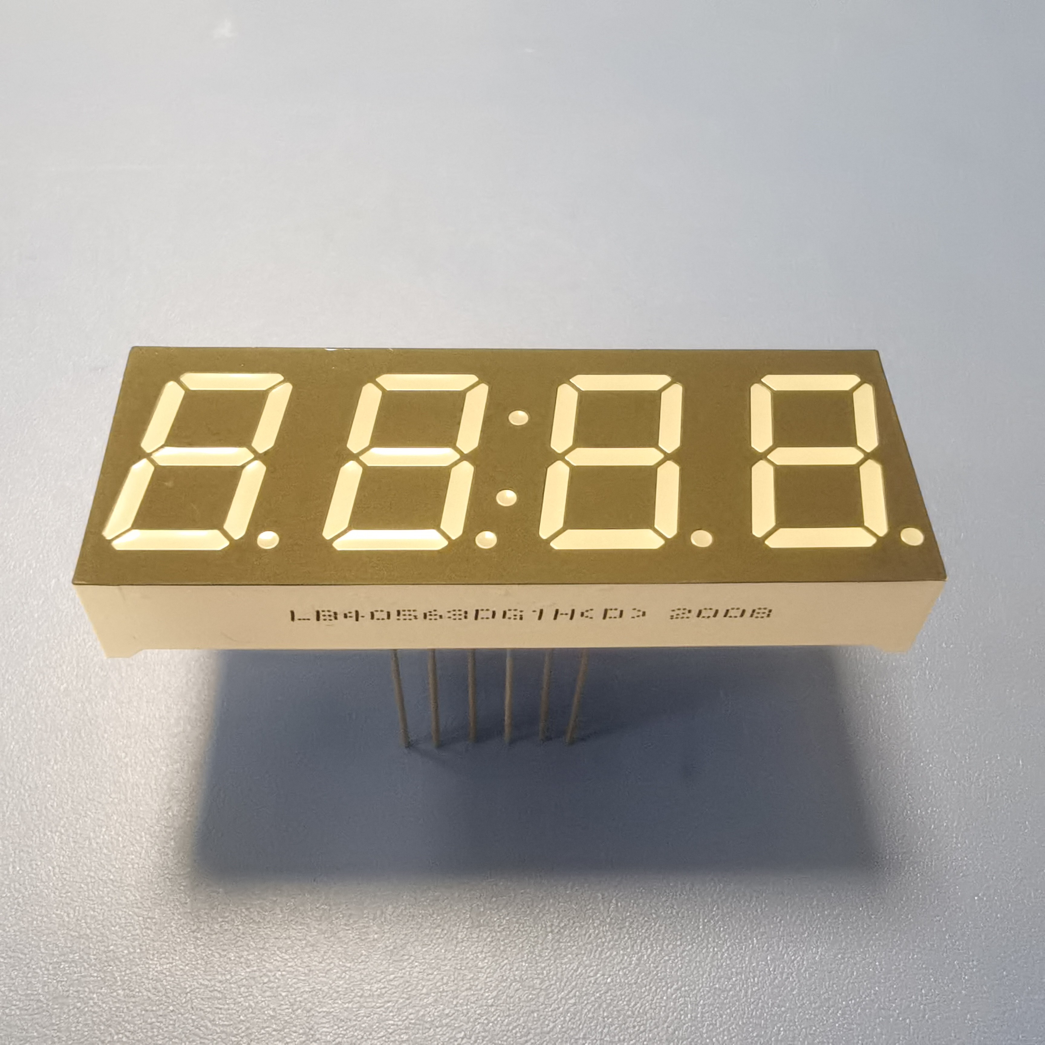 Pure Green 0.56inch 4 Digit 7 Segment LED Display Common Cathode For Instrument Panels