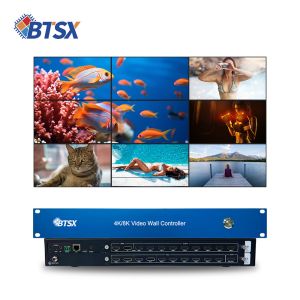  Bitvisus 8 in 9 Out Video Wall Controller with DP 1.2 and 4K60 Input for Multi-Screen Display Manufactures